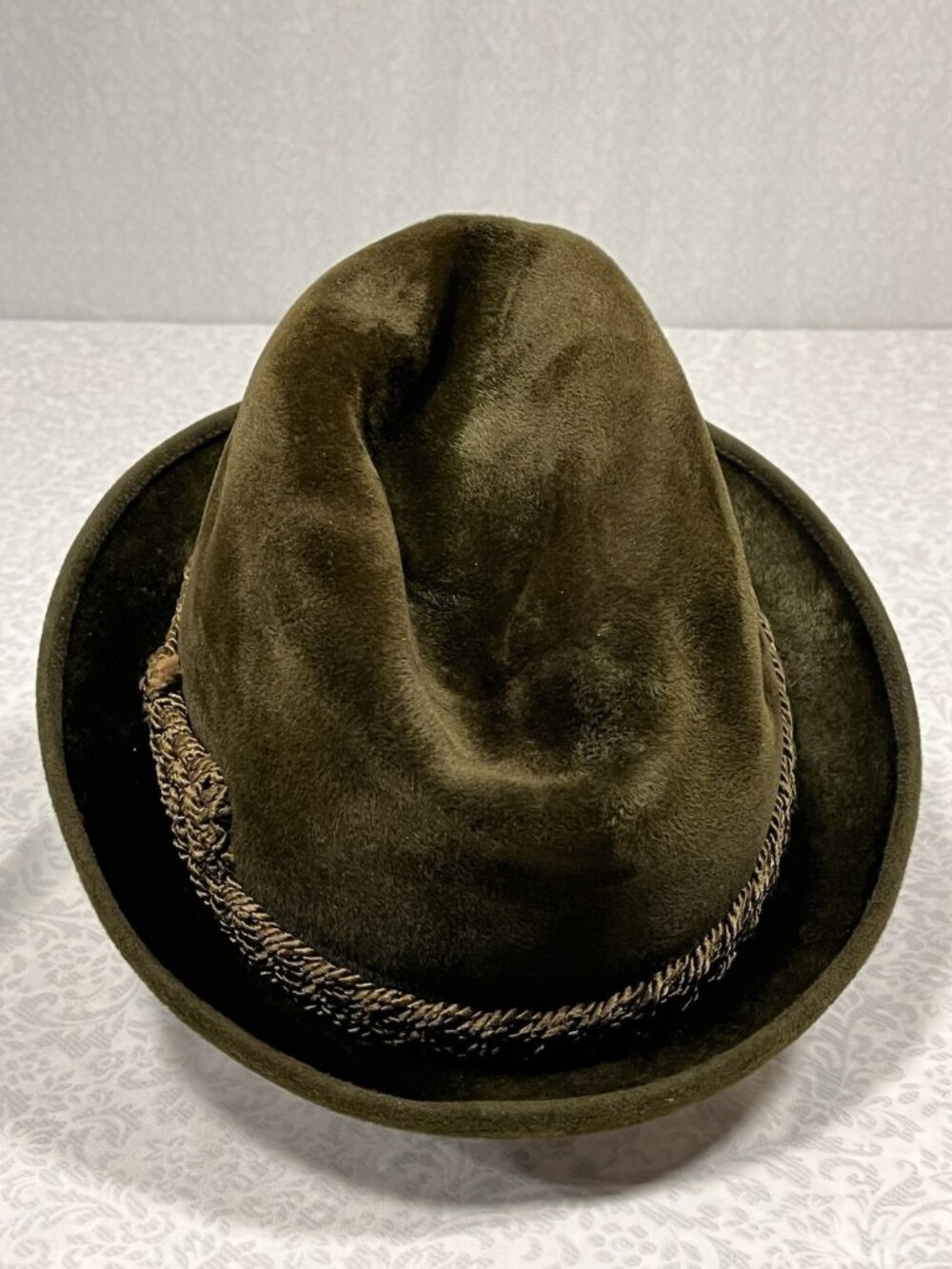 Vtg White New Haven Fur Felt Fedora Hat E.J. Hickey Co Sz 7 St Patrick’s Day - Picture 4 of 11